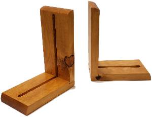 Wood Bookends
