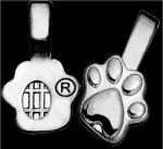 Paw Print Jewelry Bail