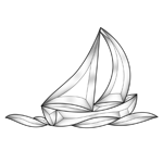 sailboat bevel cluster