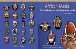 African Masks Pattern Book