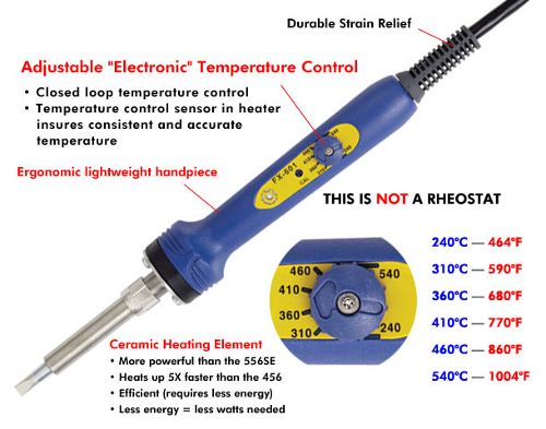 Hakko FX-601 Temperature Controlled Soldering Iron